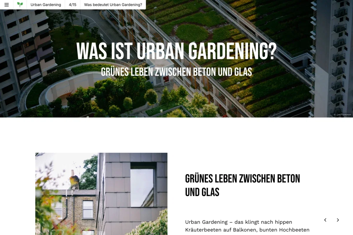 Gartenmagazin Beispielseite Gartenmagazin Beispielseite