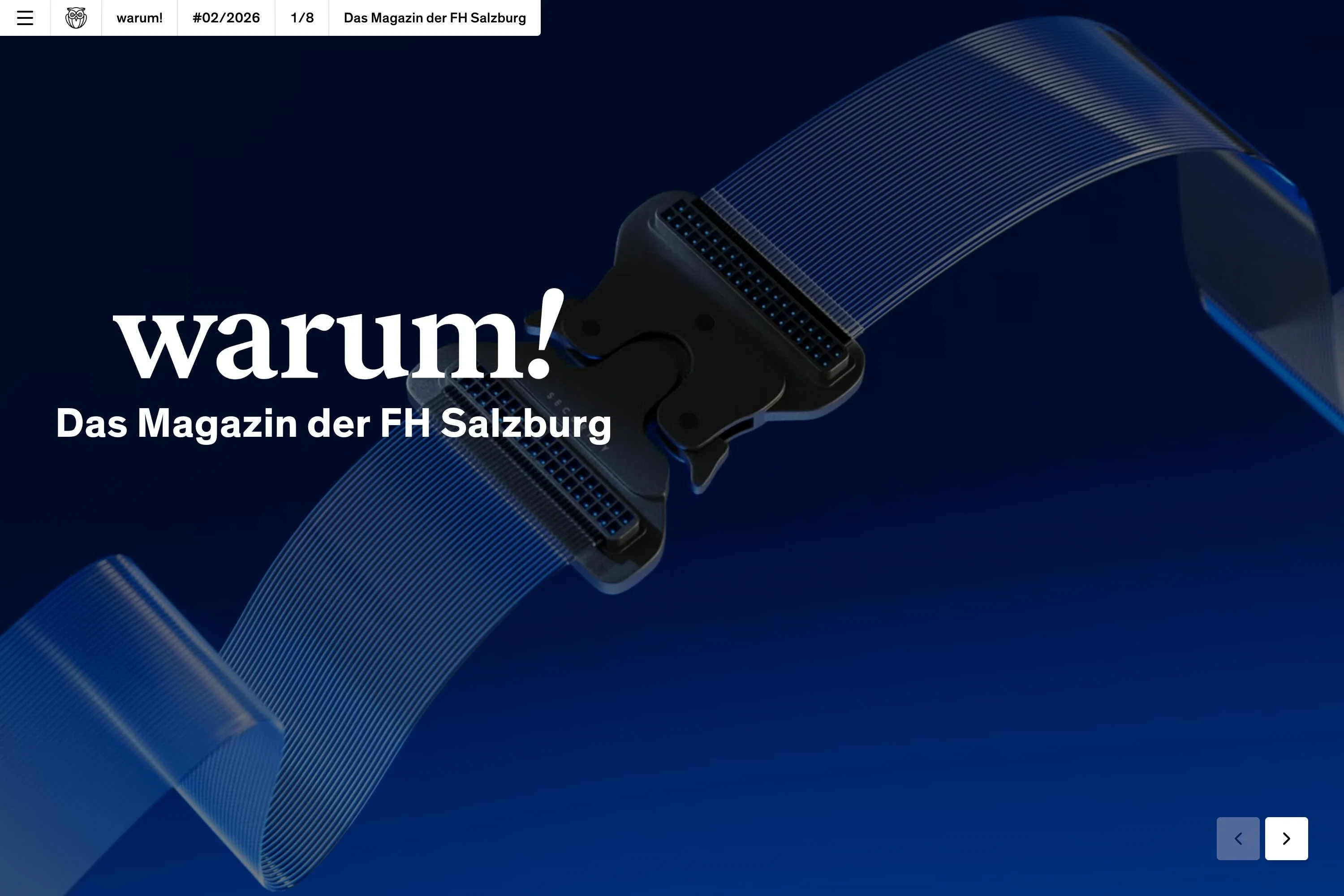 why! The magazine of Salzburg University of Applied Sciences