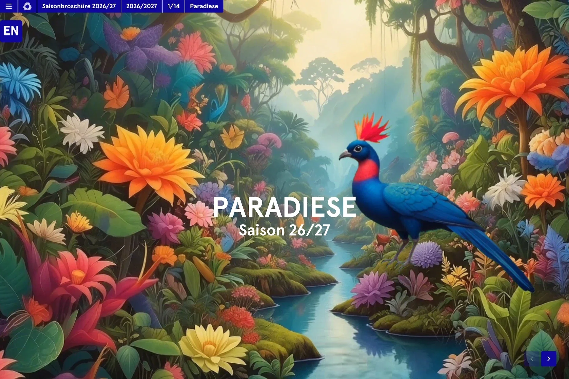 Paradiese - Saisonbroschüre 2026/2027 der Dresdner Philharmonie