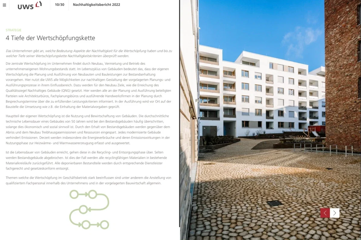 Nachhaltigkeitsbericht UWS 2022 Nachhaltigkeitsbericht UWS 2022